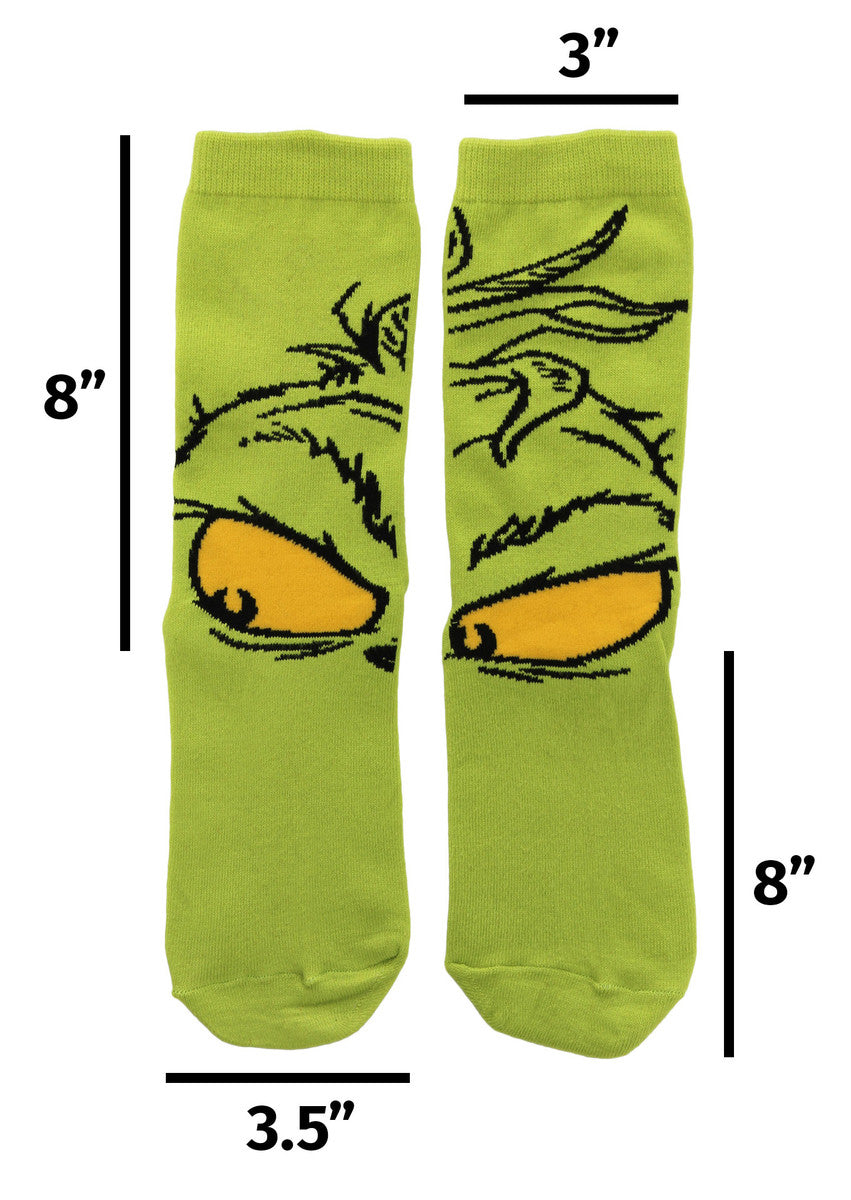 Dr. Seuss' The Grinch - Character Crew Socks