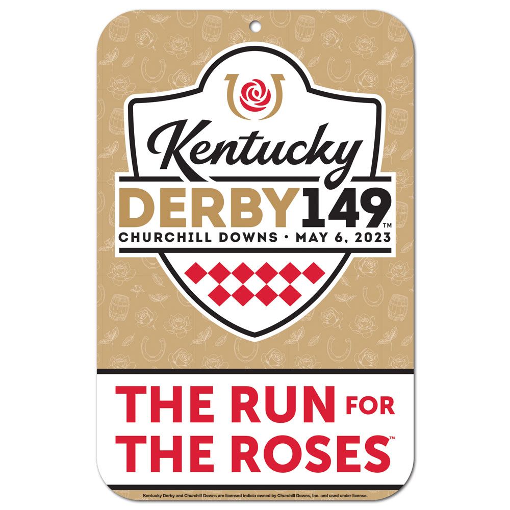 Kentucky Derby 149 Plastic Sign