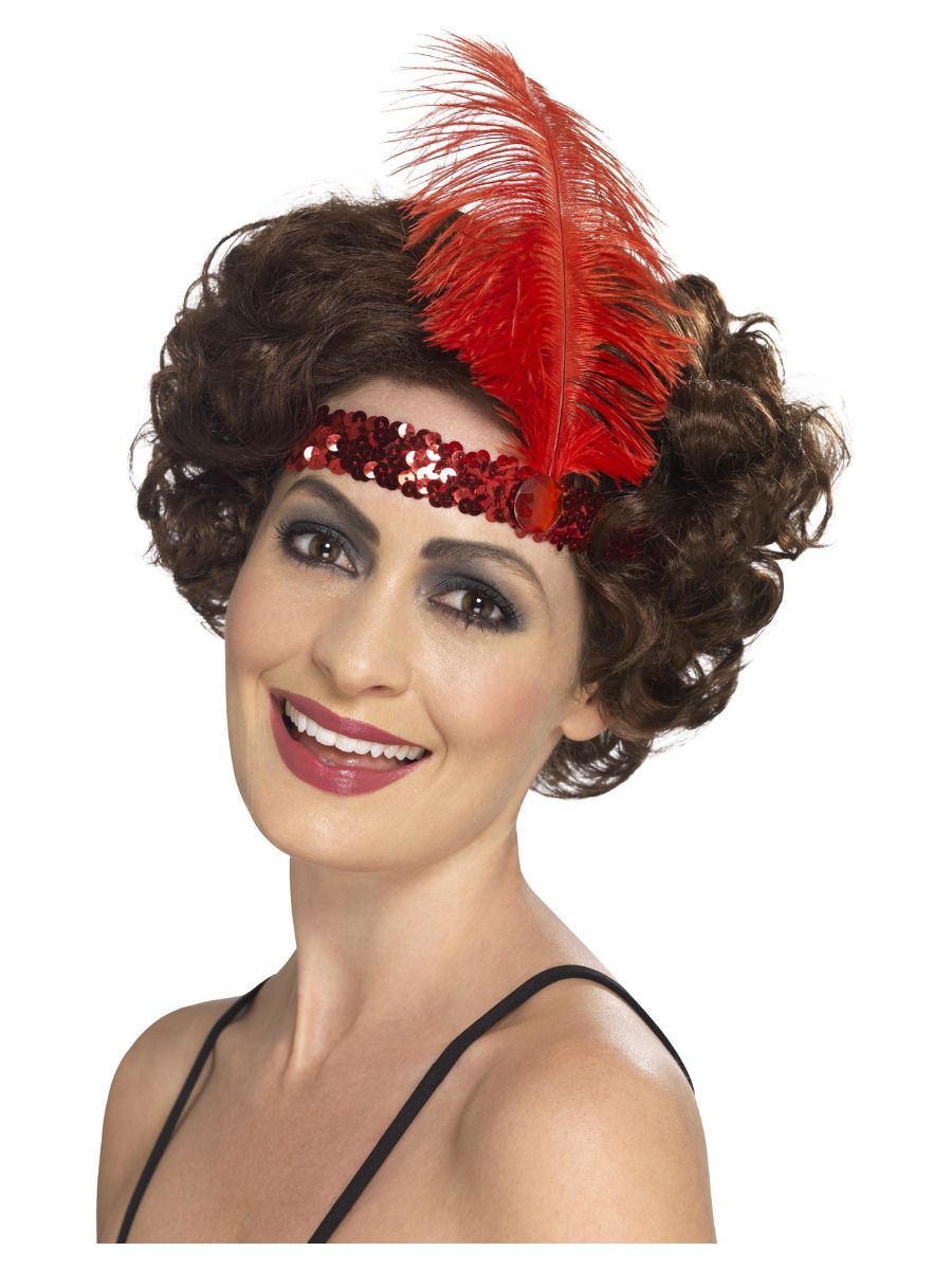 Red Flapper Headband