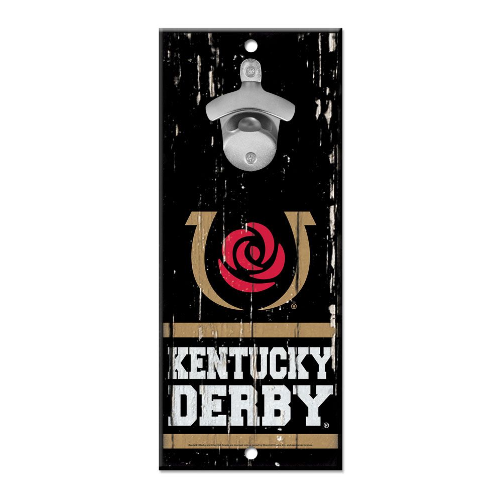 Kentucky Derby Icon - Bottle Opener Sign