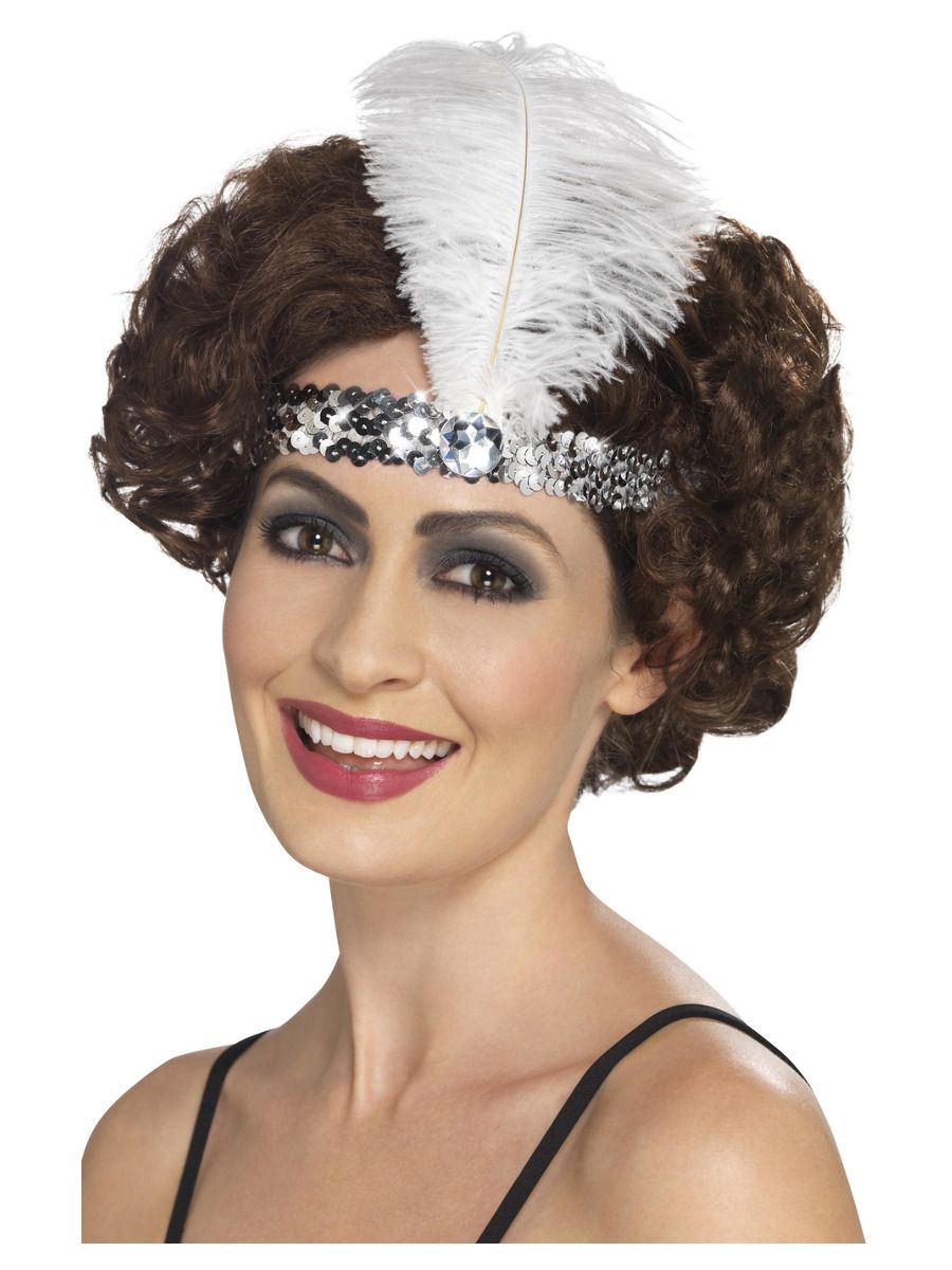 Silver Flapper Headband