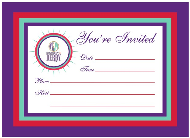 Kentucky Derby 148 - Party Invitations