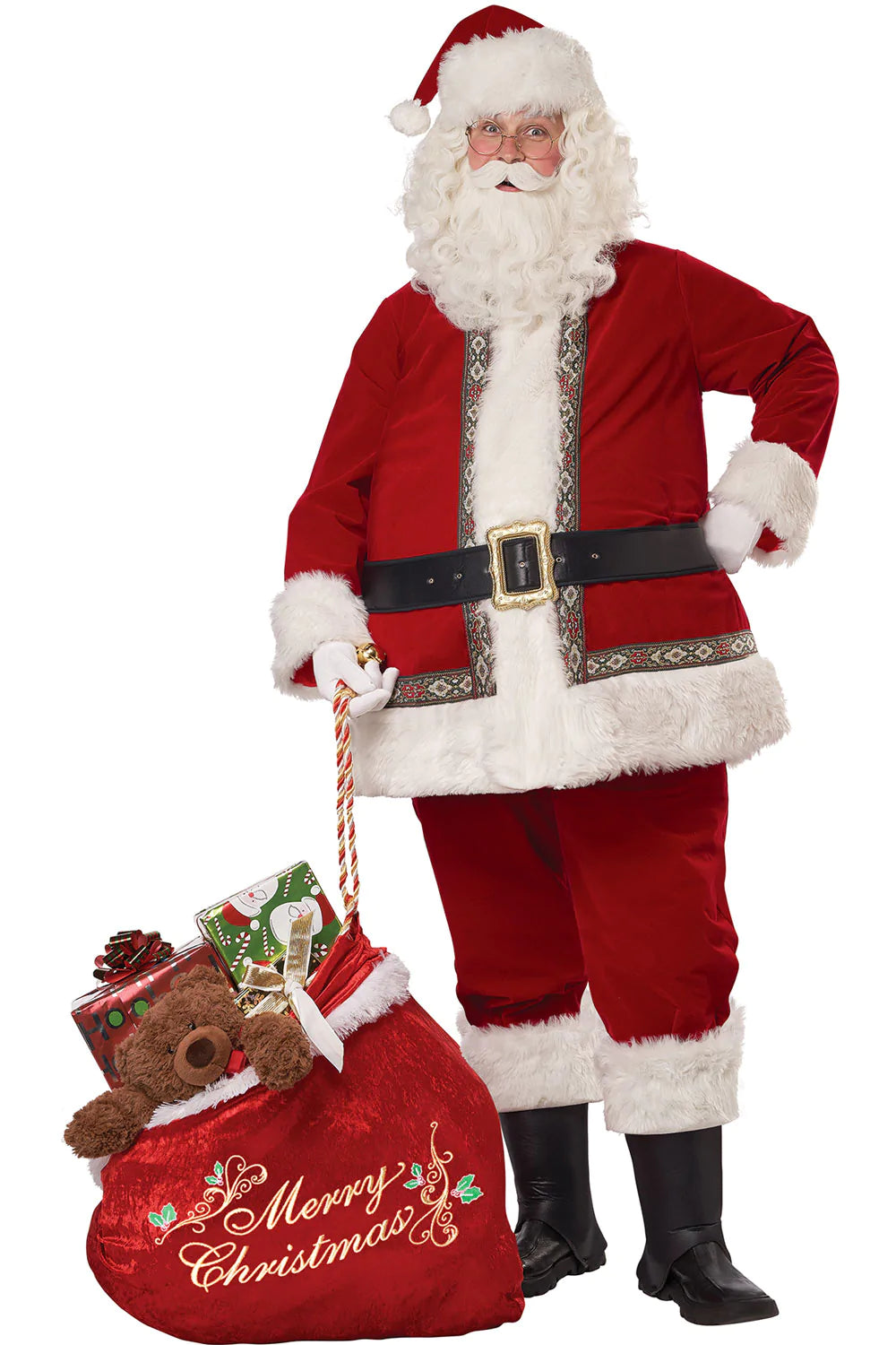 Deluxe Santa Claus Costume Complete