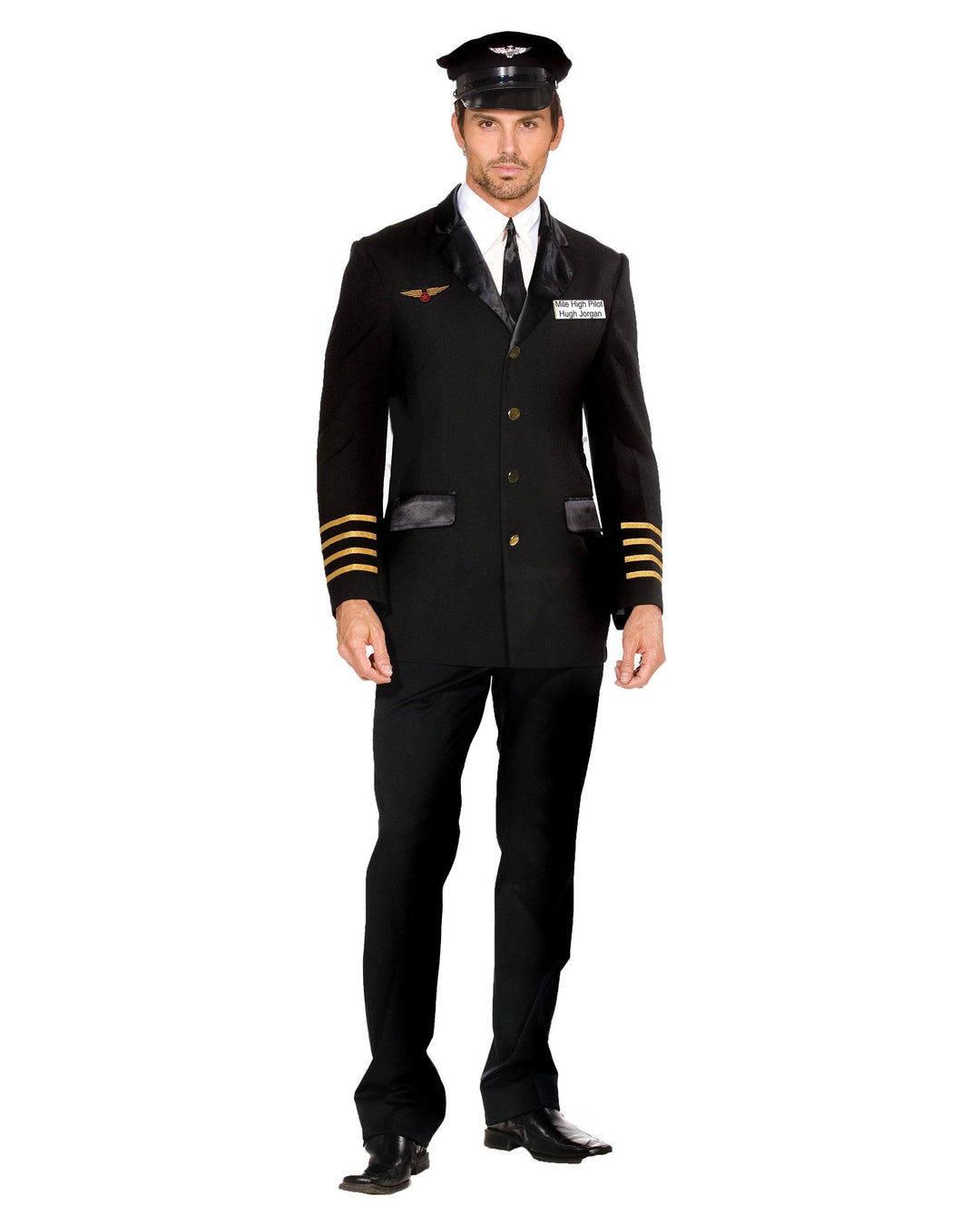 Mile High Pilot Hugh Jorgan Adult Costume