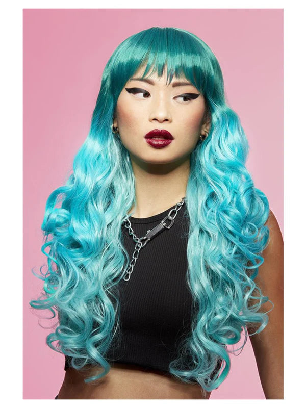 Manic Panic Mermaid Ombre Wig - Teal