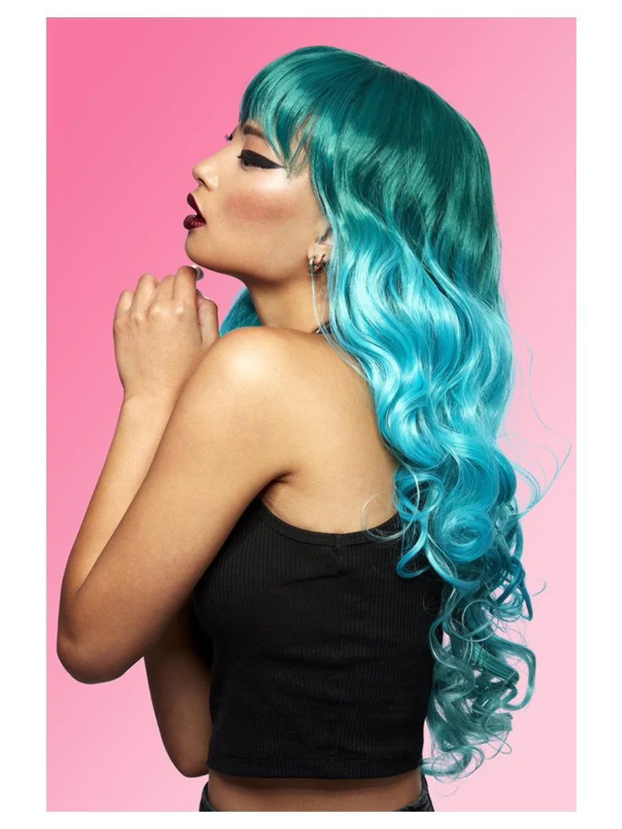 Manic Panic Mermaid Ombre Wig - Teal