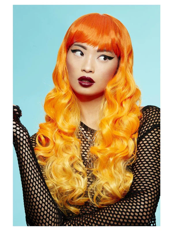 Manic Panic Psychedelic Sunrise Siren Wig - Orange/Yellow