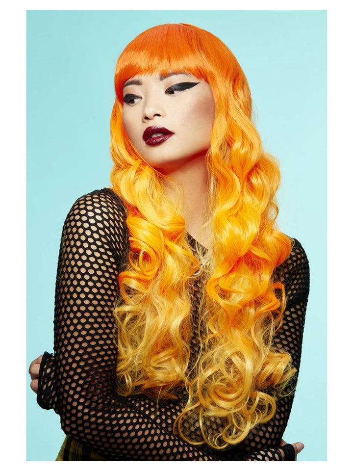 Manic Panic Psychedelic Sunrise Siren Wig - Orange/Yellow