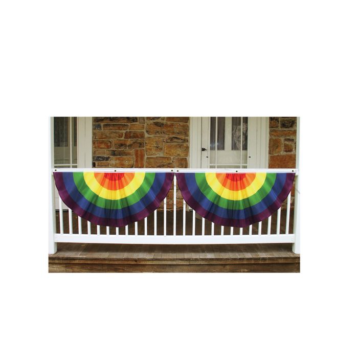 Rainbow Fabric Bunting