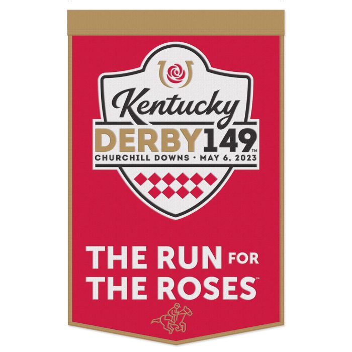 Kentucky Derby 149 - 24" x 38" Wool Banner