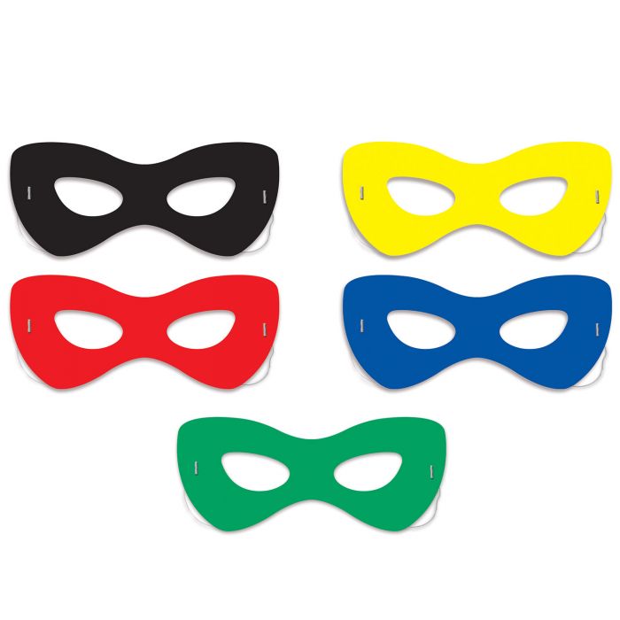 10 Piece Hero Mask Set