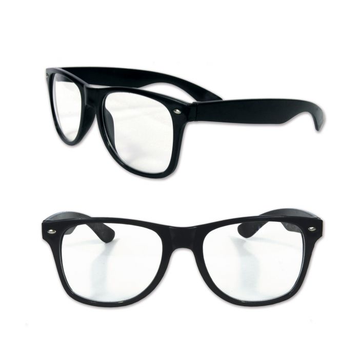 Black Horn Rimmed Glasses