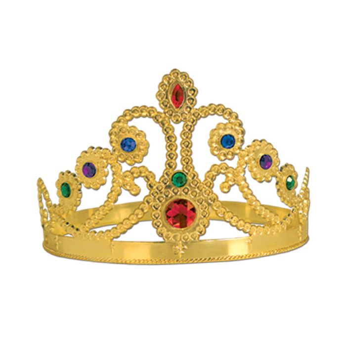 Plastic Jeweled Queen's Tiara