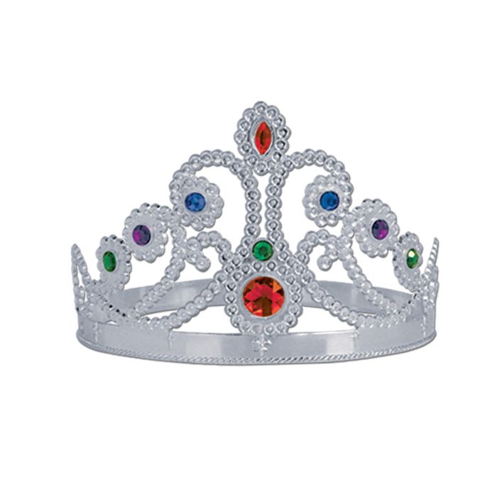 Plastic Jeweled Queen's Tiara