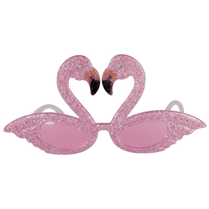 Glittered Flamingo Fanci-Frames