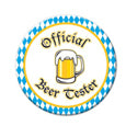 Oktoberfest "Official Beer Tester" Party Button