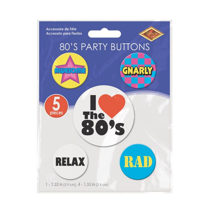 80's Button Pack