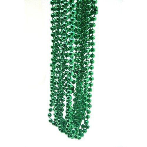 33" 7MM Green Beads