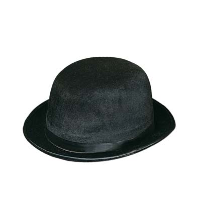 Hat - Derby Vel Felt Black