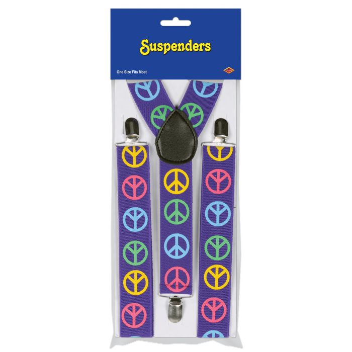 Peace Sign Suspenders