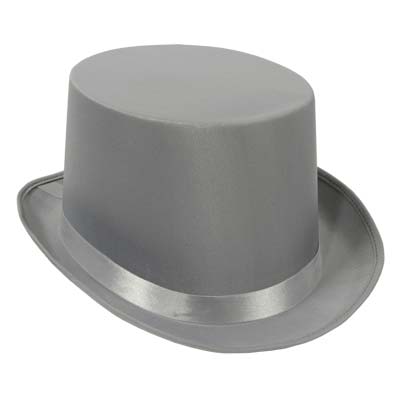 Hat -Top Hat Satin Sleek Multiple Colors