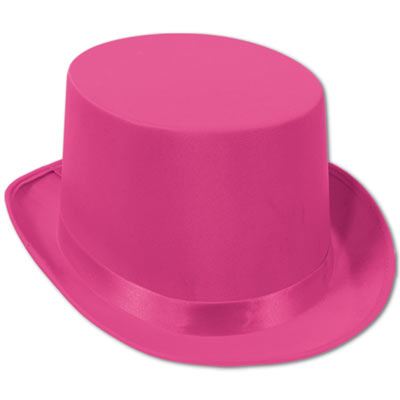 Hat -Top Hat Satin Sleek Multiple Colors