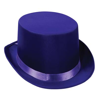 Hat -Top Hat Satin Sleek Multiple Colors