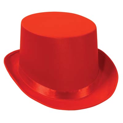 Hat -Top Hat Satin Sleek Multiple Colors