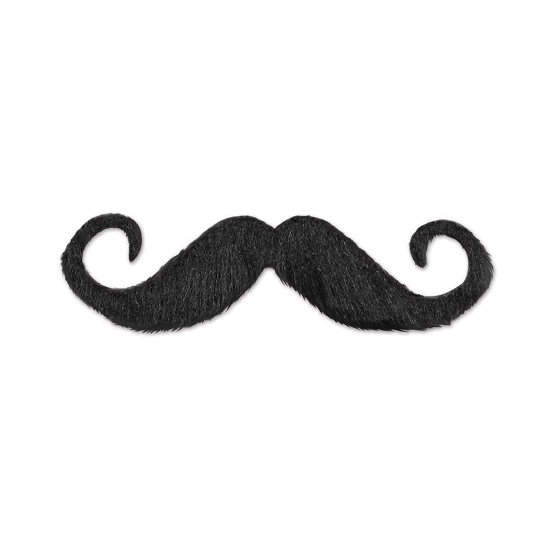 Black Handlebar Moustache