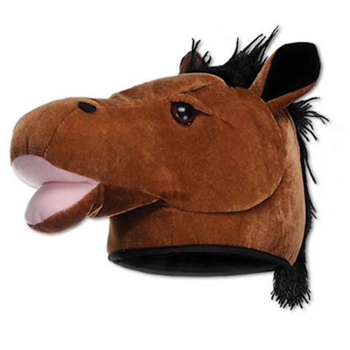 Plush Horse Hat