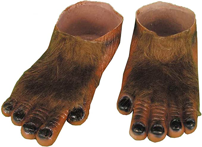 Werewolf Hairy Feet Costume Accessory