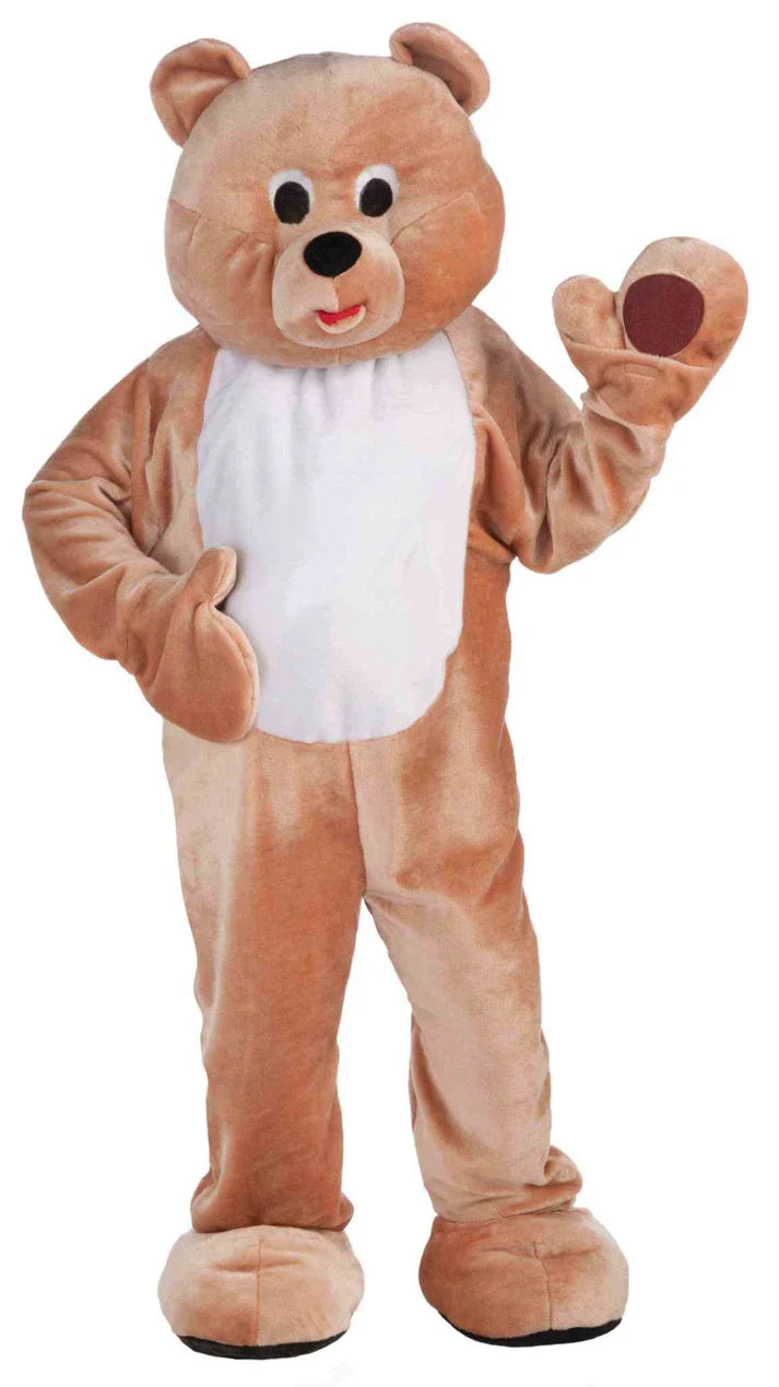 Plush Honey Bear Mascot Adult