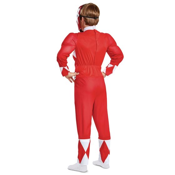 Red Power Ranger Muscle Costume - Child