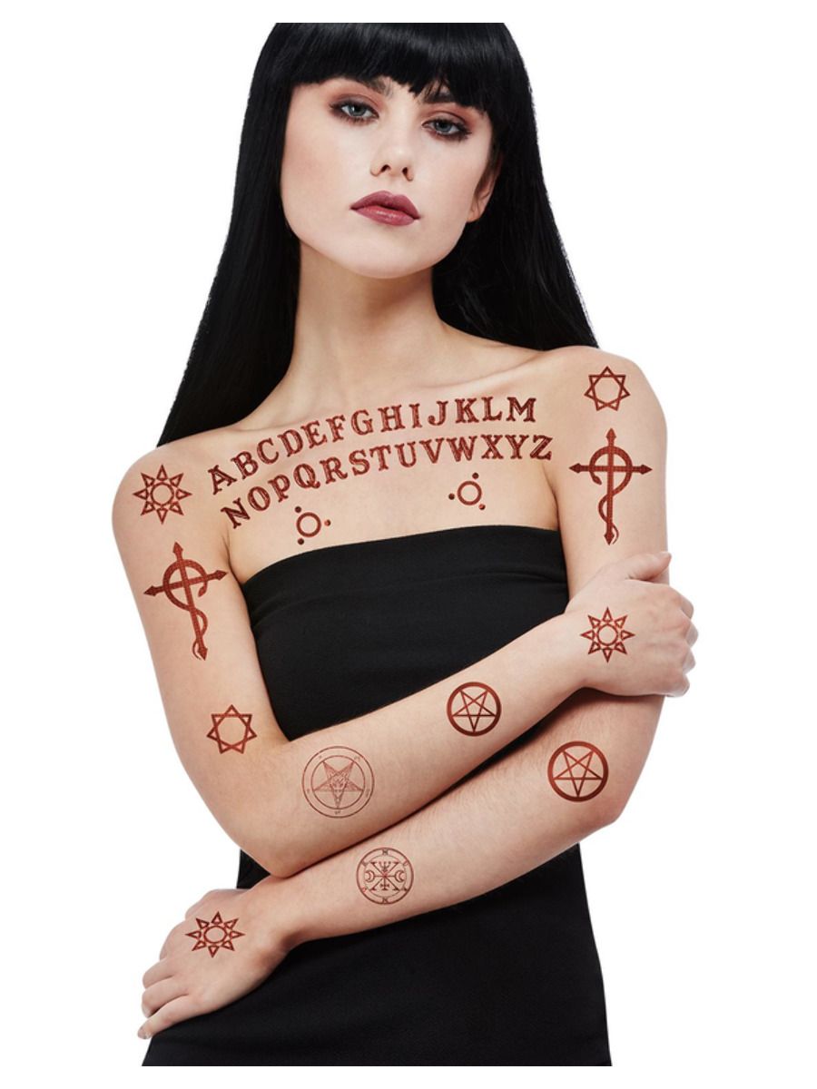 Occult Tattoo Transfers FX Makeup