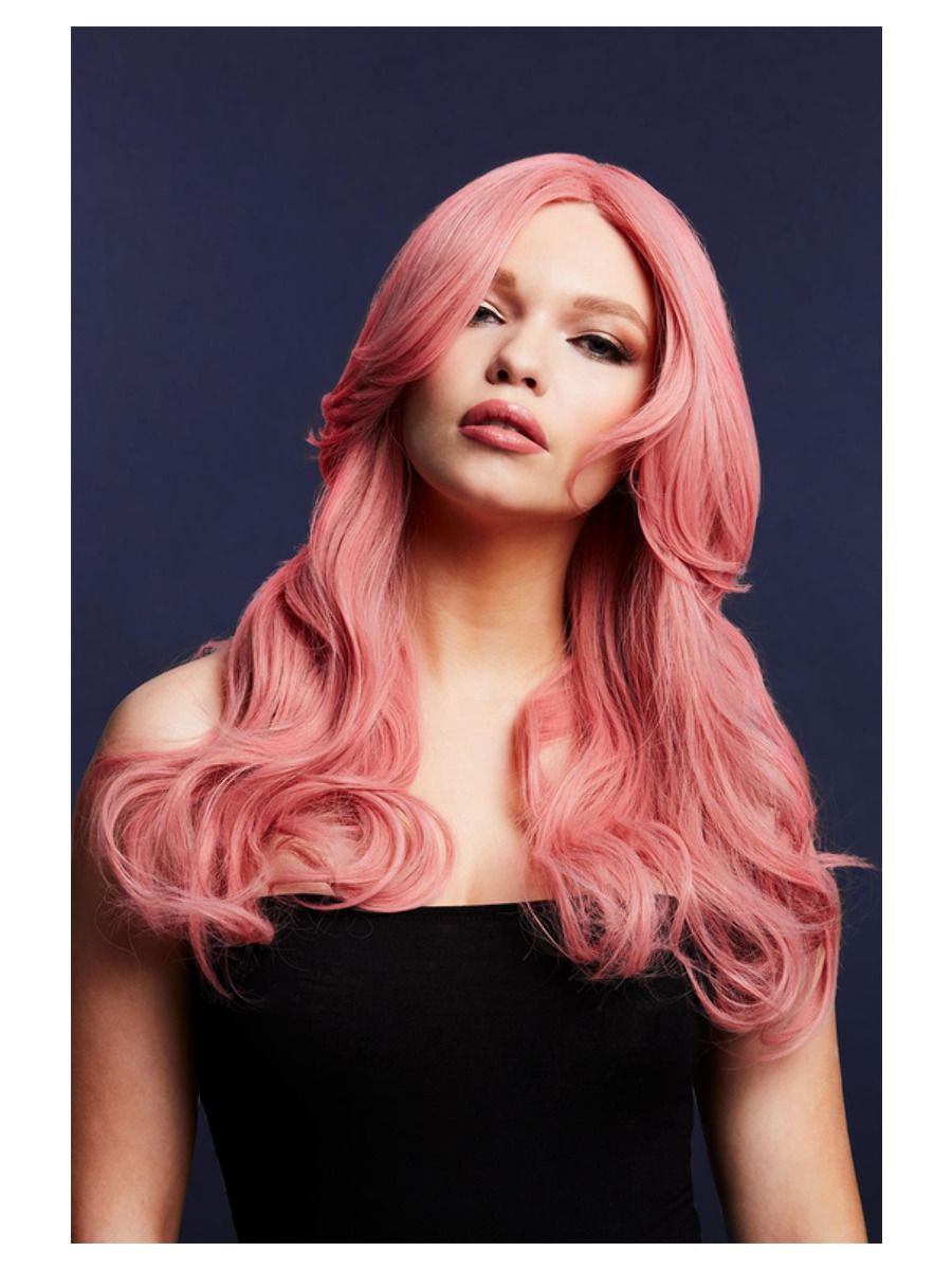 Fever Nicole Wig, True Blend, Ash Pink, Soft Wave, Adult