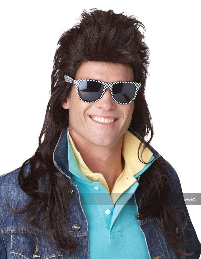 80's Rock Mullet Wig