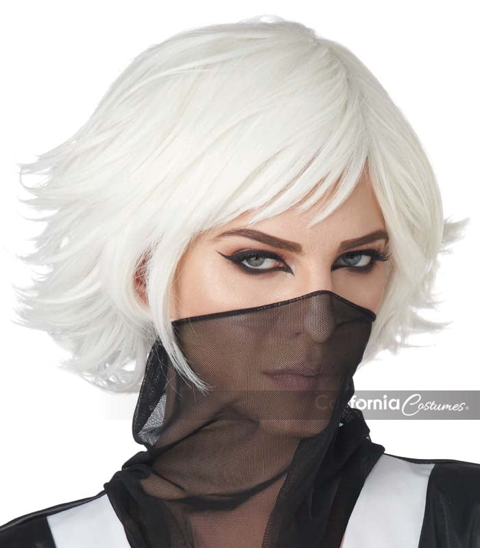 White Feathered Cosplay Wig