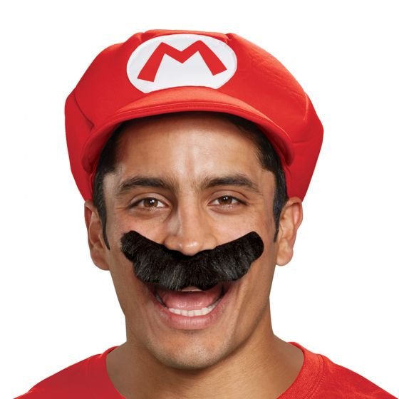 Super Mario Bros - Mario Hat & Moustache
