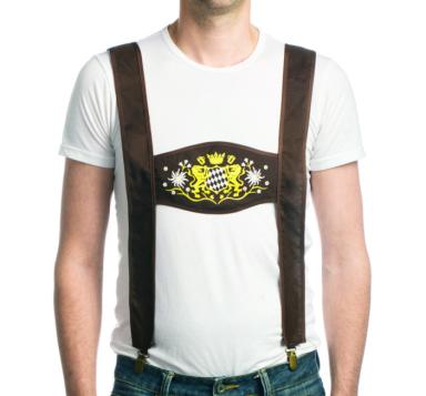 Oktoberfest Leiderhausen Clip-On Suspenders