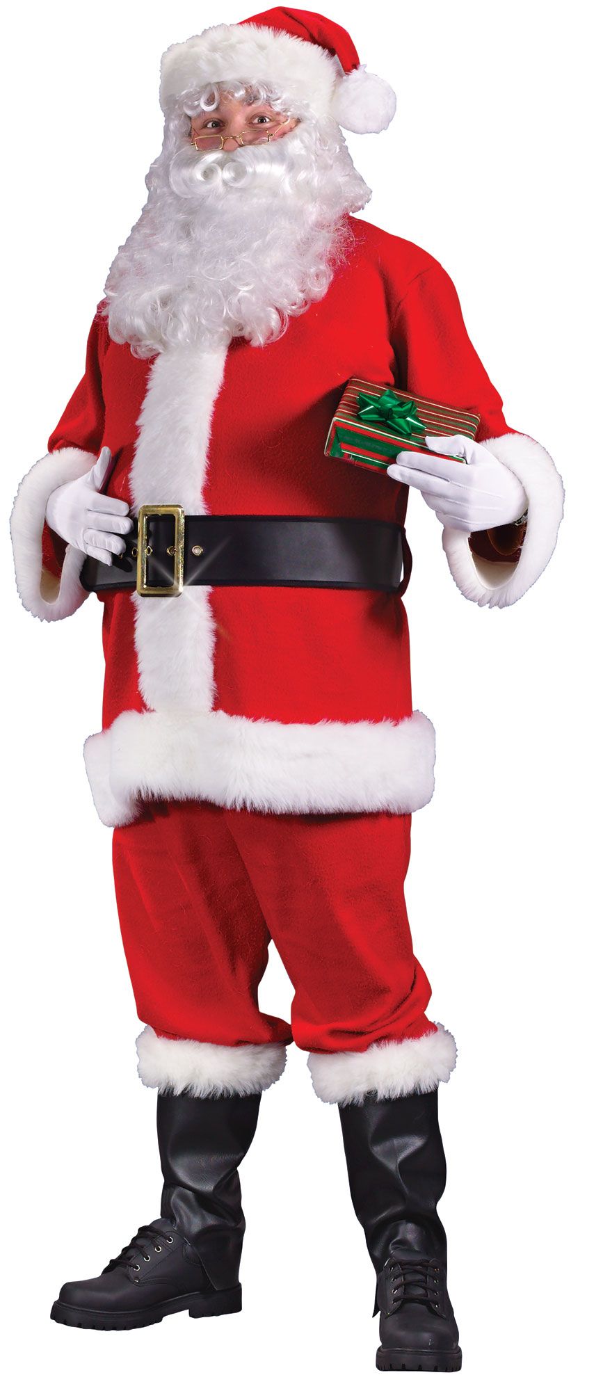 Flannel Santa Claus Suit