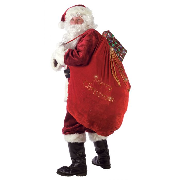 Santa Velvet Toy Bag