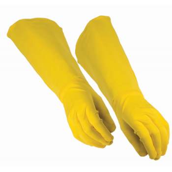 Adult Super Hero Gauntlet Gloves - Yellow