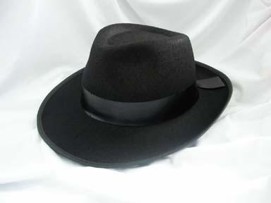 Hat - Fedora Black Felt