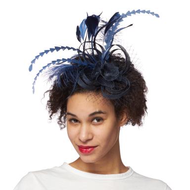 Blue Fascinator Headpiece