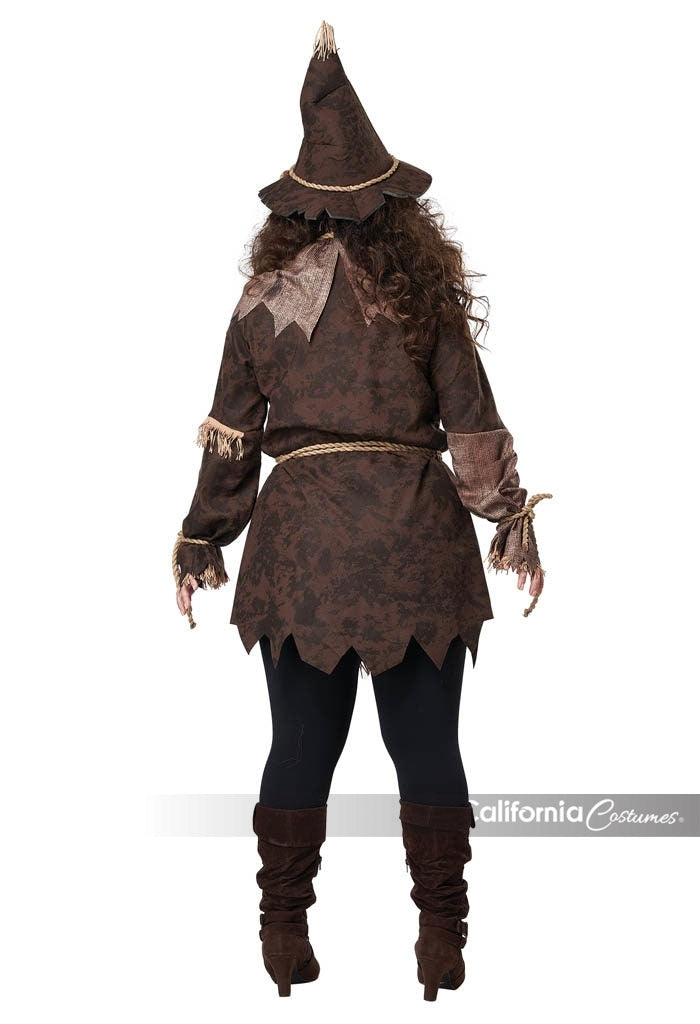 Plus Sized Creepy Scarecrow Costume