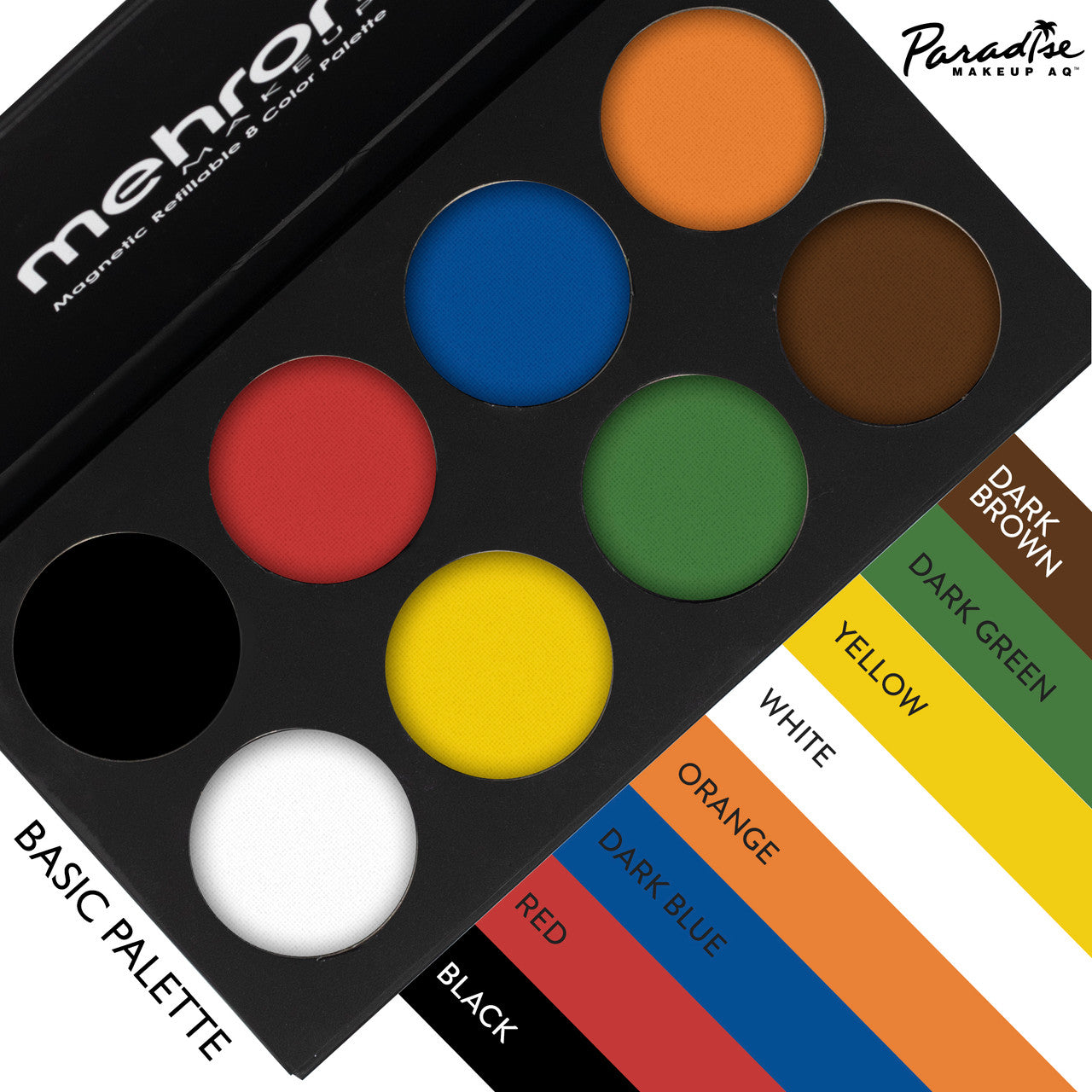 Paradise Makeup AQ™ - 8 Color Magnetic Refillable Palette Basic
