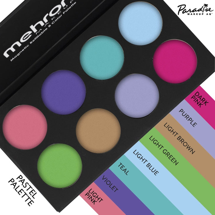 Paradise Makeup AQ™ - 8 Color Magnetic Refillable Palette Pastel