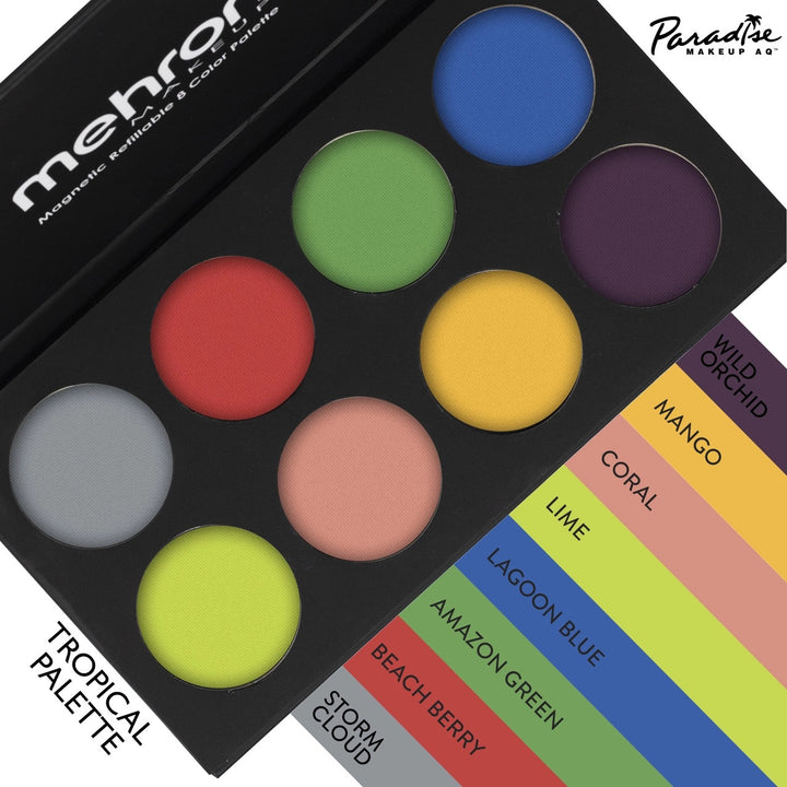 Paradise Makeup AQ™ - 8 Color Magnetic Refillable Palette Tropical