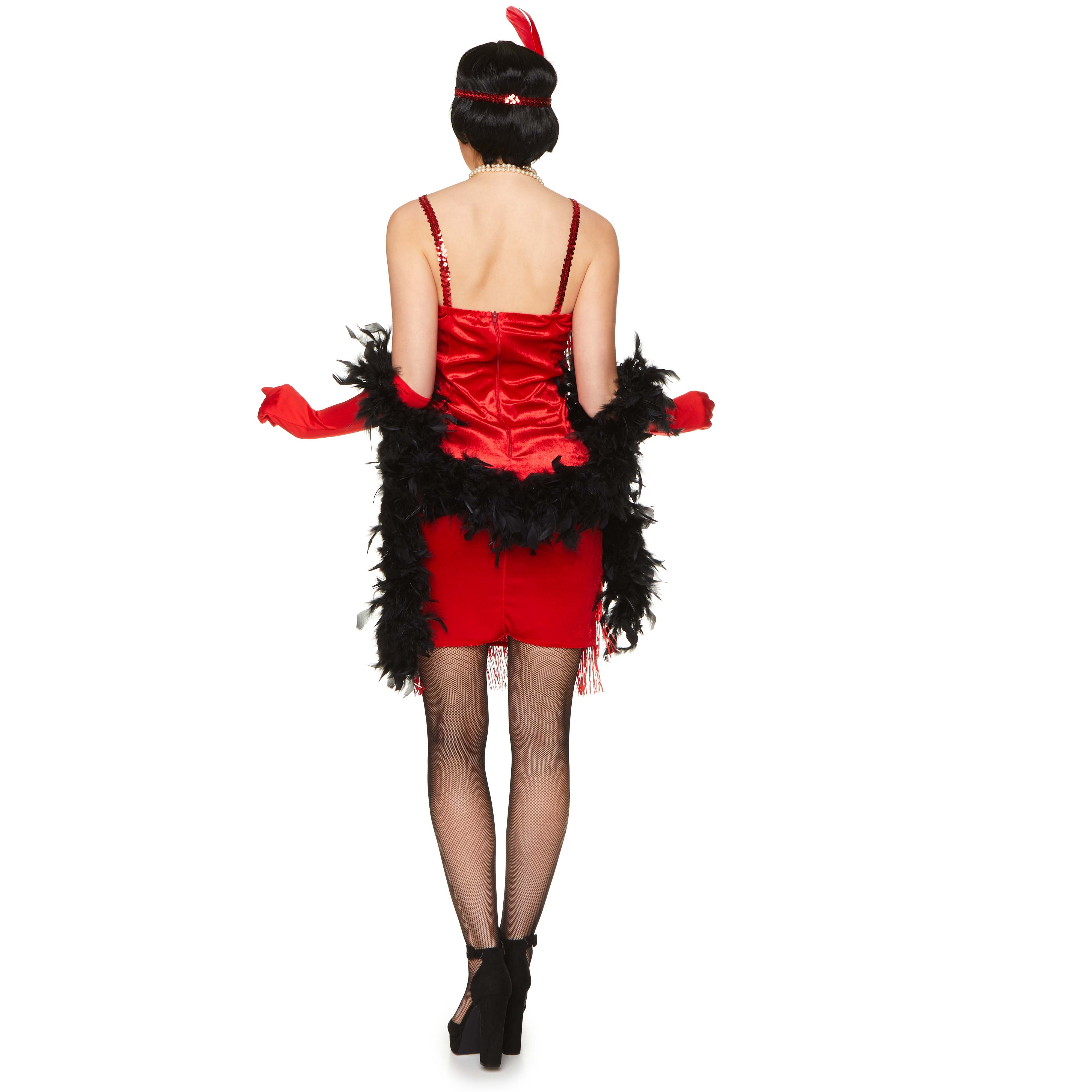 Costume - Red Flapper Dress Adult