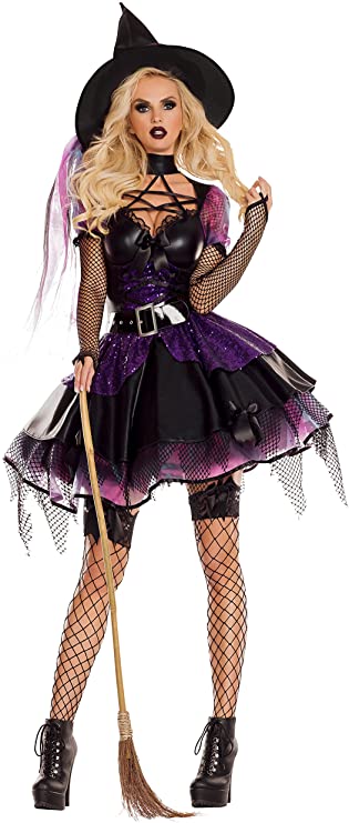 Amethyst Pentagram Witch Costume